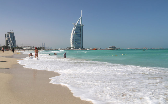 Das berühmte "Burj Al Arab". &copy; Martin Dichler