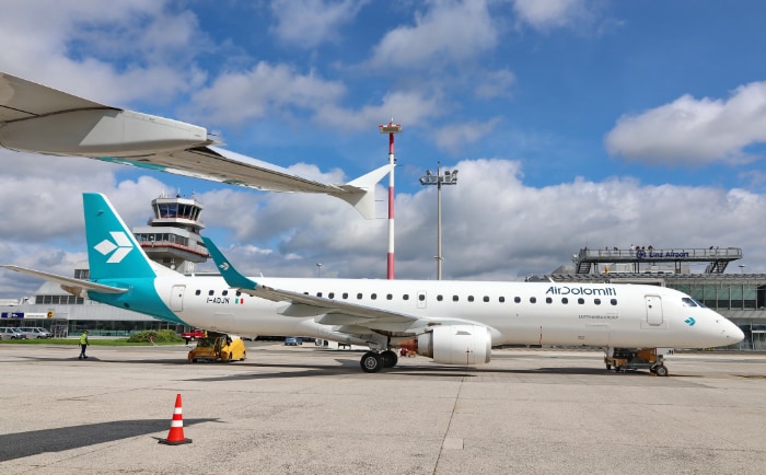 Air Dolomiti kommt nun öfter nach Oberösterreich. &copy; Flughafen Linz GmbH