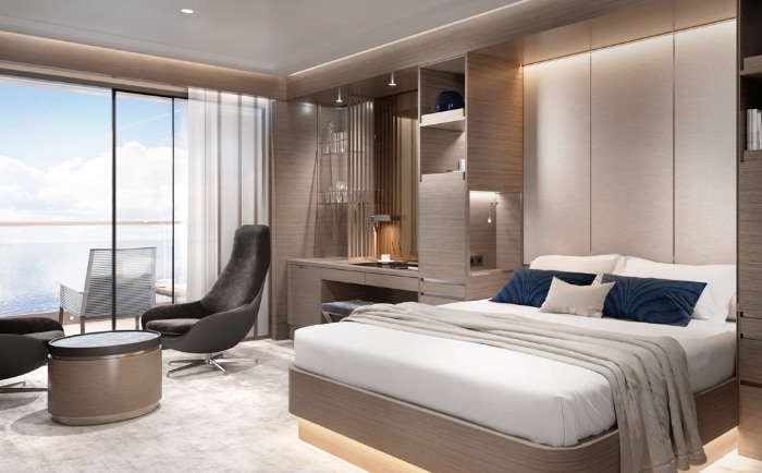 Selbst die kleinste Kabinenkategorie ist elegeant und großzügig ausgestattet*. &copy; The Ritz-Carlton Yacht Collection
