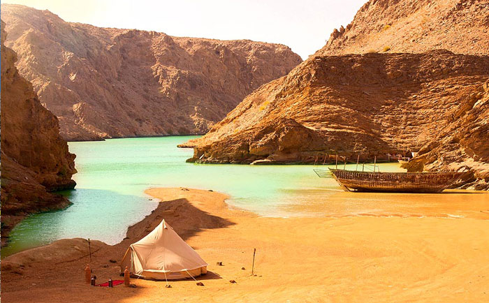 Glamping in einer Bucht im Oman &copy; Art of Travel