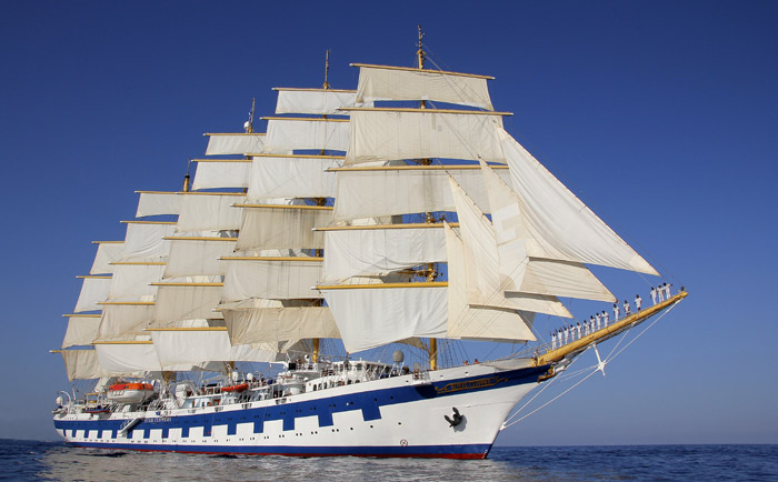 Mit der "Royal Clipper" stilvoll durchs Mittelmeer segeln. &copy; Star Clippers