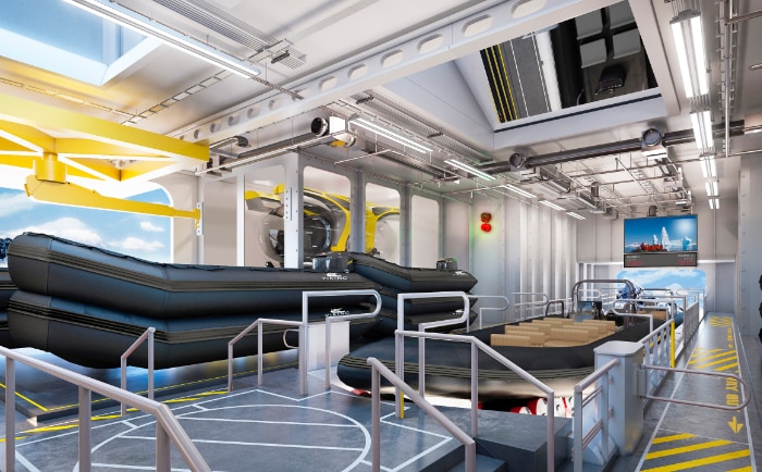 Vom Hangar in den Zodiak. &copy; Viking Cruises