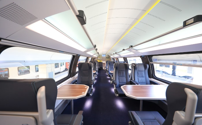 Besonders komfortabel reist es sich in der First Class. &copy; Westbahn