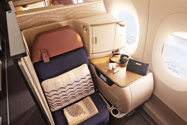 Die "neue" Air India zeig sich bereits bei den ersten ausgelieferten Airbus A350. &copy; Air India