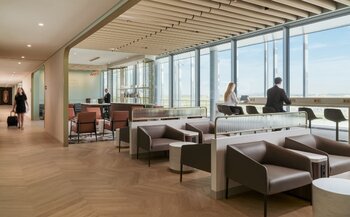 Star Alliance Lounge in Paris Charles de Gaulle Terminal 1.