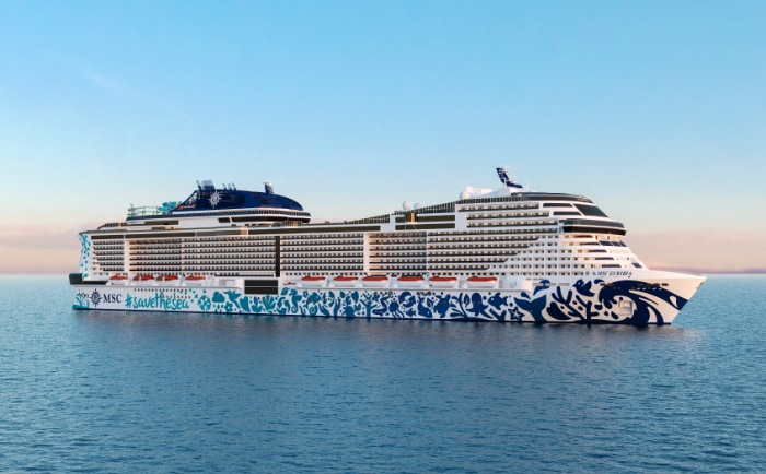 Die MSC Euribia soll im Juni 2023 erstmals auf Kreuzfahrt gehen. &copy; MSC Cruises