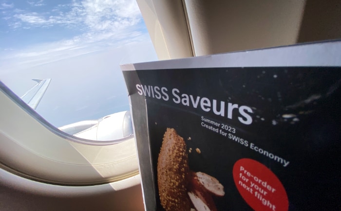 Swiss Saveurs nennt sich das Eco-Bezahlservice bei Swiss. &copy; ReiseInsider