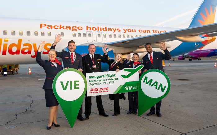 Jet2.com fliegt aktuell mit der Boeing 737 auf der Strecke Wien-Manchester. &copy; Flughafen Wien