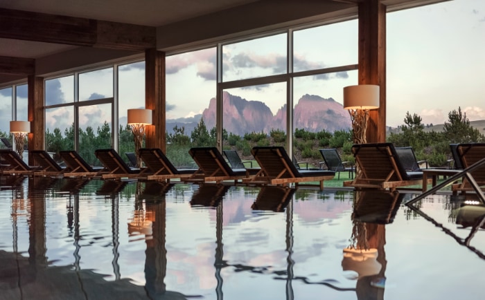 Pool das Como Alpina Dolomites. &copy; COMO Hotels and Resorts