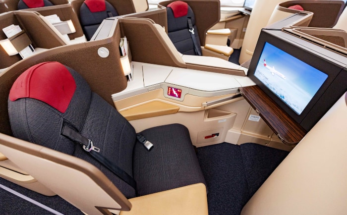 Die Business Class in der Boeing 787 von Austrian Airlines. &copy; Austrian Airlines