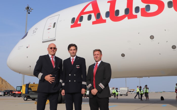 Die Crew des Überstellungsfluges aus Spanien. &copy; Martin Dichler