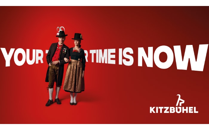 Der Claim "Your Time is NOW" soll Kitzbühel als "Experience Brand" positionieren. &copy; Kitzbühel Tourismus