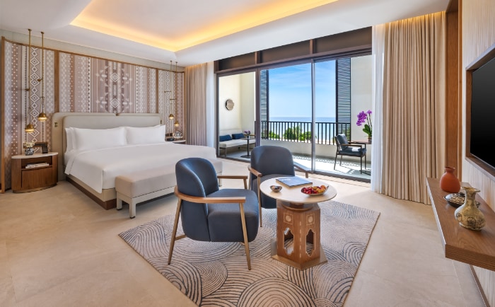 Eine Seaview Suite des Mandarin Oriental Muscat. &copy; Mandarin Oriental