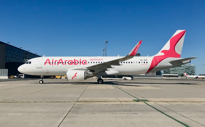 Air Arabia setzt den Airbus A320 auf der Strecke nach Sharjah ein. &copy; ReiseInsider