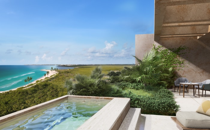 Rendering des Mandarin Oriental Riviera Maya. &copy; Mandarin Oriental