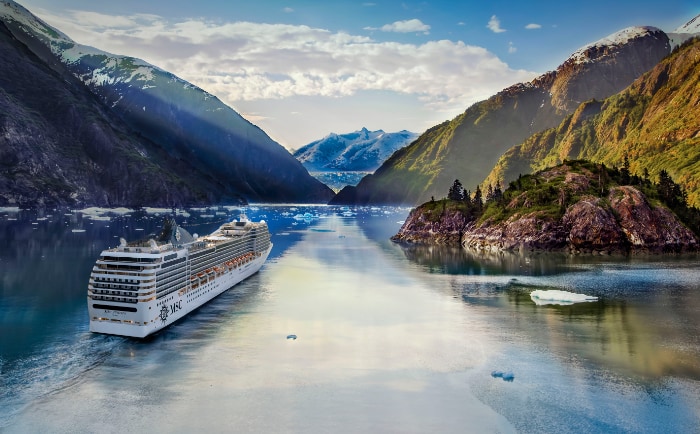 Die MSC Poesia wird 2026 Alaska ansteuern. &copy; MSC Cruises