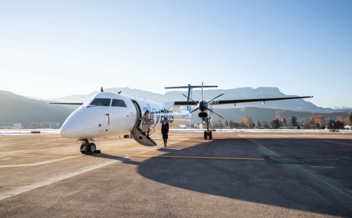 Dash-8-Q400 von Sky Alps. &copy; Sky Alps