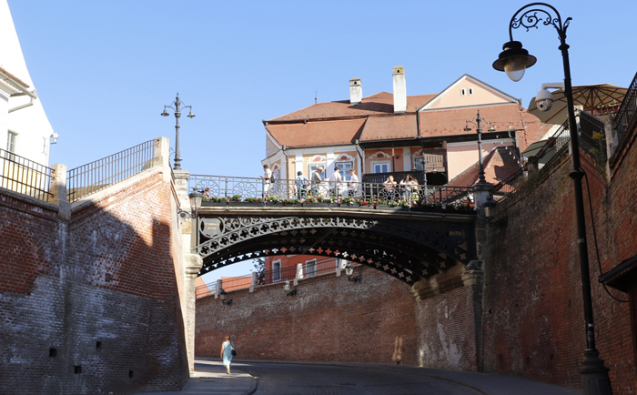 Die berühmte Lügenbrücke in Sibiu. &copy; Martin Dichler