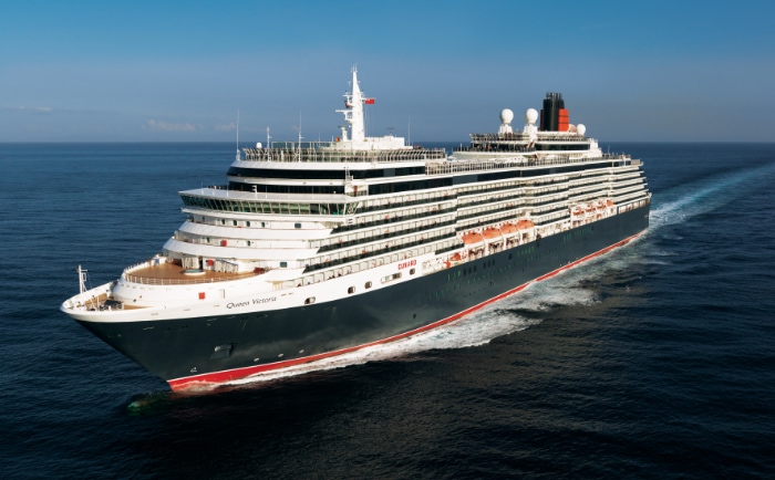 Die Queen Victoria wurde 2007 gebaut. &copy; Carnival / Indusfoto Ltd