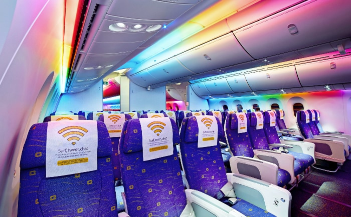 Die Economy Class in der Boeing 787 von Scoot. &copy; Scoot