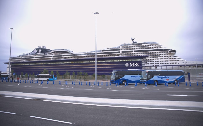 Das neue Cruise Terminal in Barcelona wird von MSC und der Luxustochter Explora genutzt. &copy; MSC Cruises
