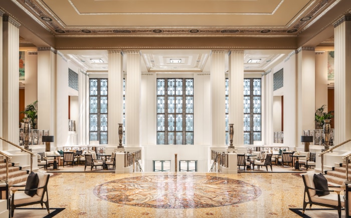 Die klassische Lobby im Waldorf Astoria. &copy; Hilton