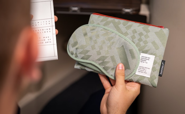 Der Universalkünstler Koloman Moser (1868-1918), von dem dieses Design stammt, gilt als einer der Wegbereiter der Wiener Moderne. &copy; Austrian Airlines / SD