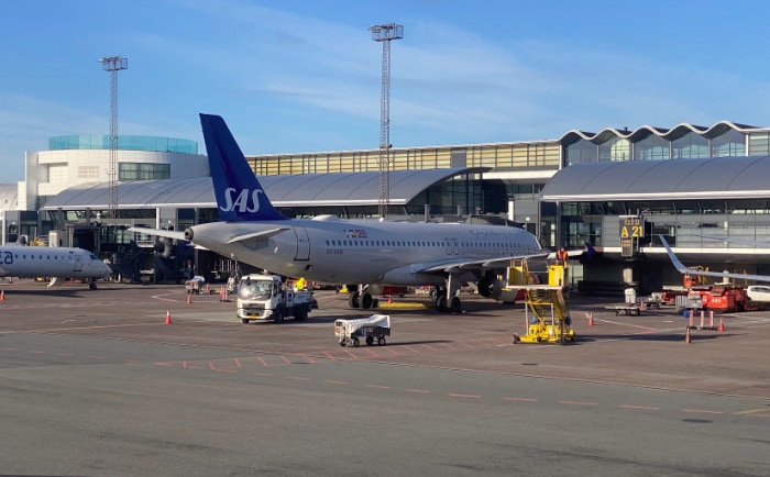 Flugzeug von SAS am Drehkreuz Kopenhagen. &copy; ReiseInsider