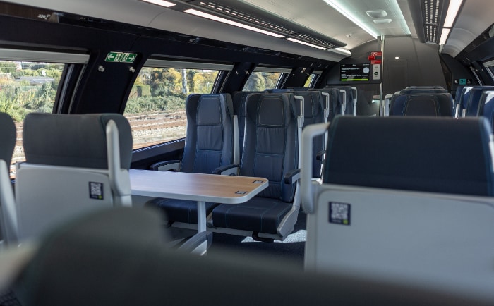 Comfort Class im neuen Zug. &copy; Westbahn Management GmbH/Lengsteiner