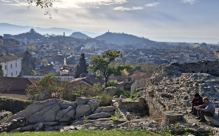 Wie Rom wurde auch Plovdiv auf sieben Hügeln erbaut. &copy; Martin Dichler