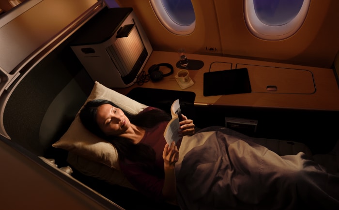 Business Class Suite im A350. &copy; Swiss International Air Lines Ltd.