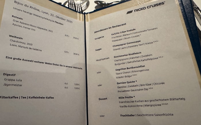 Beispiel für ein Abendessen. &copy; ReiseInsider