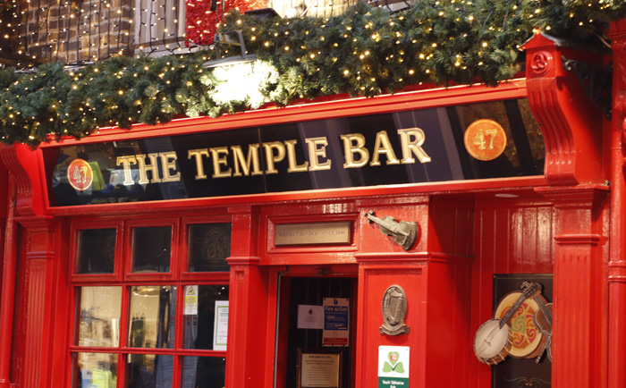 Die berühmte Temple Bar. &copy; Martin Dichler