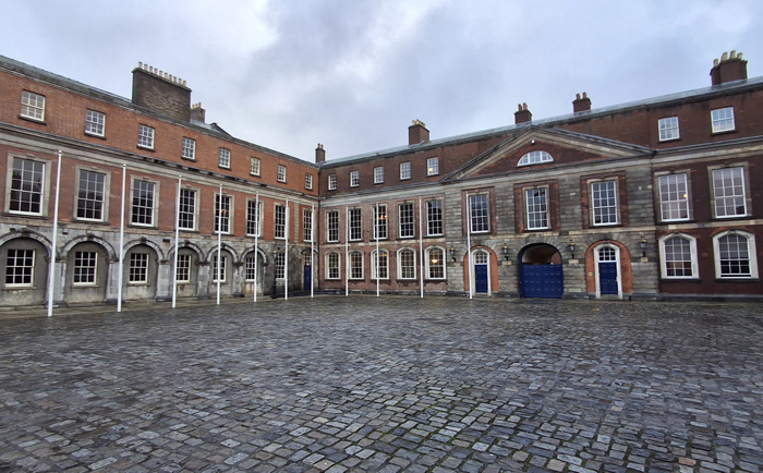 Innenhof des Dublin Castle. &copy; Martin Dichler