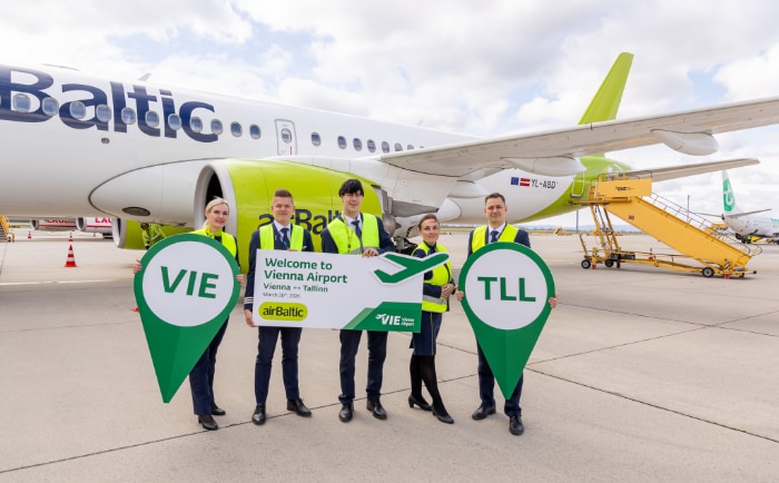 Air Baltic: Wiederaufnahme der Flüge nach Tallinn. &copy; Flughafen Wien