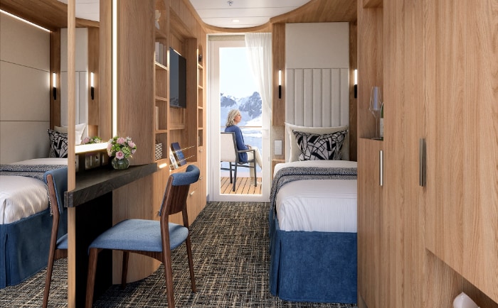 Kabine für Alleinreisende. &copy; Holland America Line