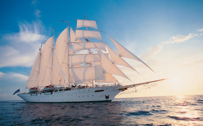 Der 111 Meter lange Viermaster Star Clipper wurde 1992 in Dienst gestellt. &copy; Star Clippers