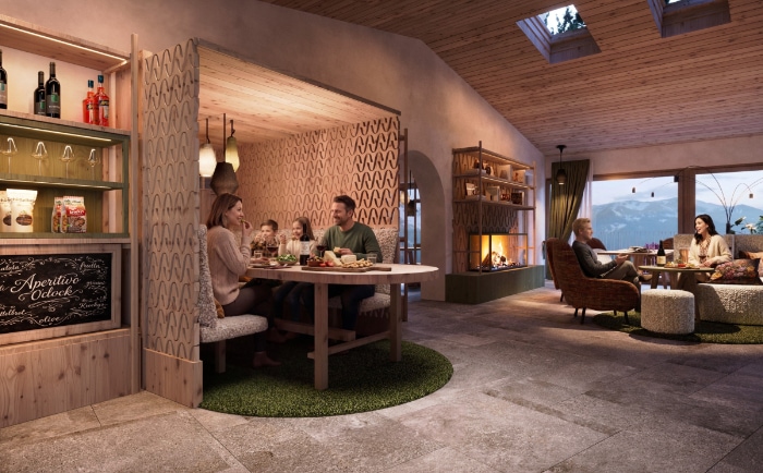 Gemütliche Ecke im neu gestalteten Hotel. &copy; Hotel AUI
