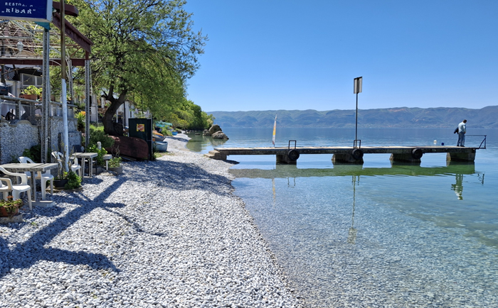Glasklares Wasser am Ohridsee. © Martin Dichler Glasklares Wasser am Ohridsee. © Martin Dichler