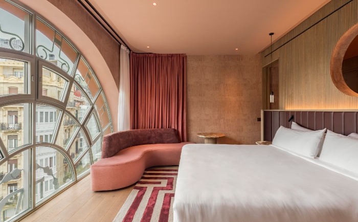 Die Front Box Suite im Palacio Bellas Artes. © 2026 Hilton Die Front Box Suite im Palacio Bellas Artes. © 2026 Hilton