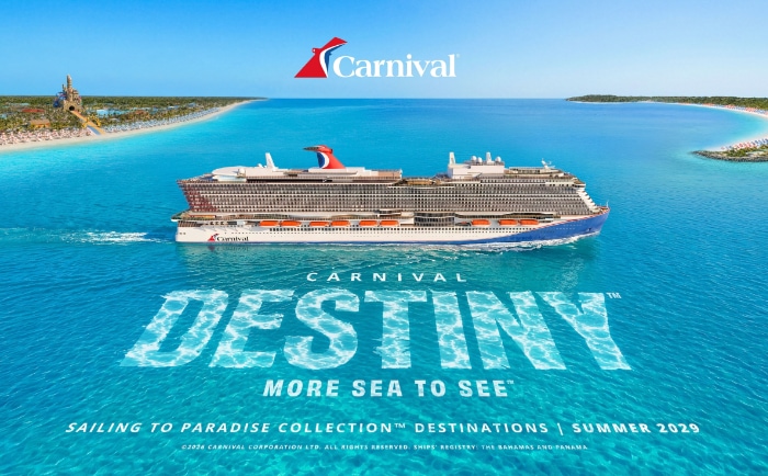 Alter Name, neues Schiff: Carnival Destiny. &copy; Carnival Cruise Line