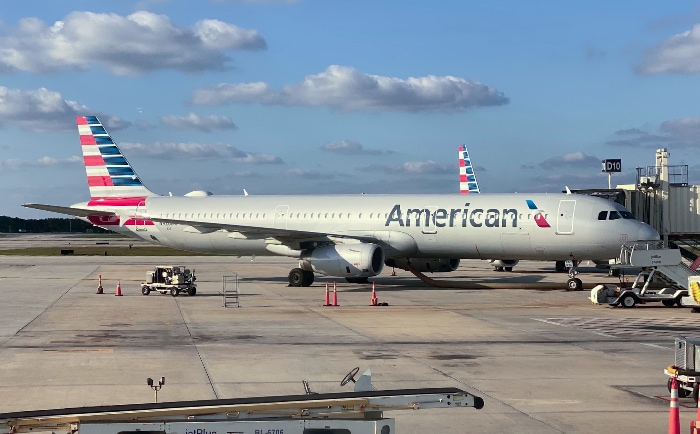 Airbus A321 von American Airlines. &copy; ReiseInsider