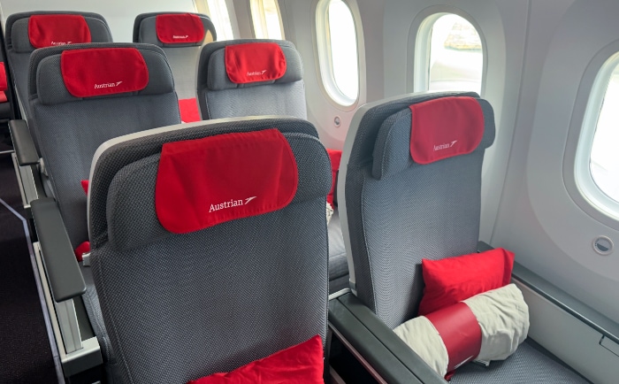 Die Premium Economy Class besteht aktuell aus nur drei Reihen. © ReiseInsider Die Premium Economy Class besteht aktuell aus nur drei Reihen. © ReiseInsider