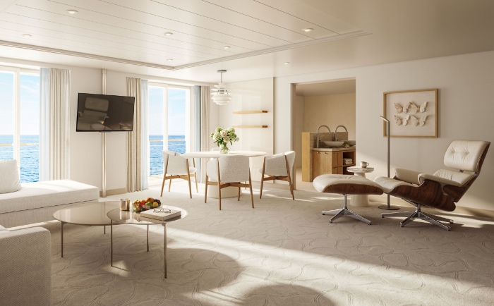 Neues Suiten-Design in der Europa 2. &copy; Hapag-Lloyd Cruises